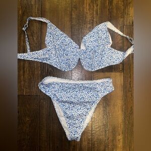 Floral Hollister bikini